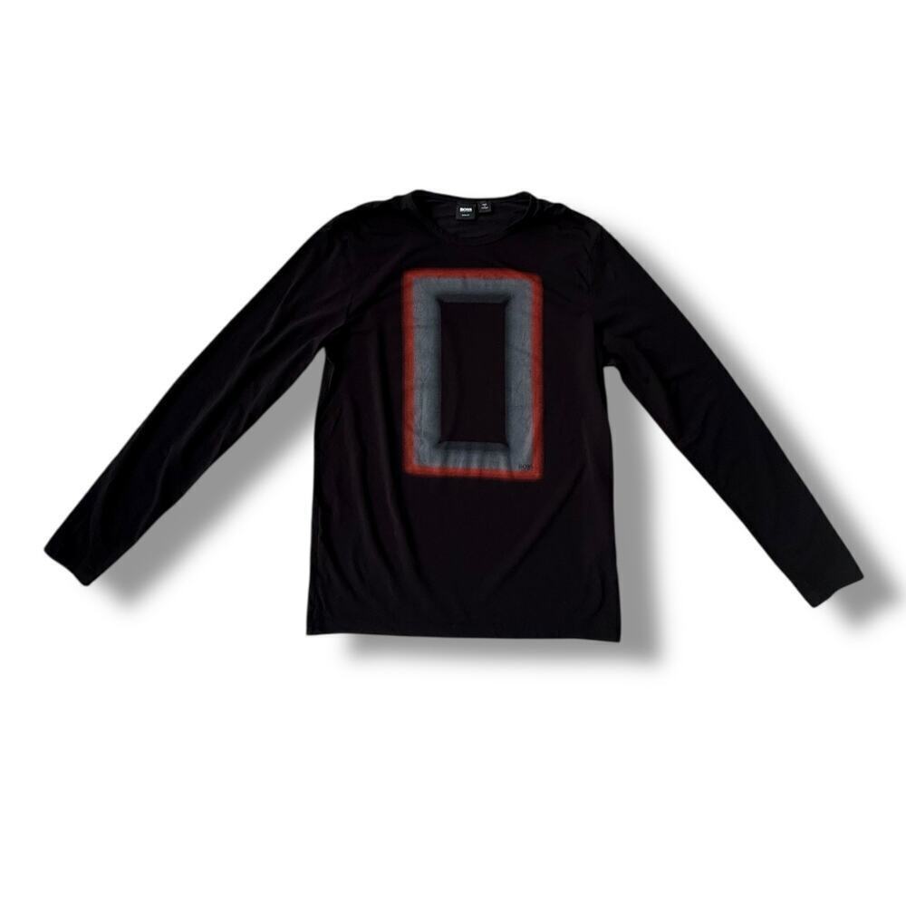 BOSS by HUGO BOSS  Men’s Black Long Sleeve  Size Medium